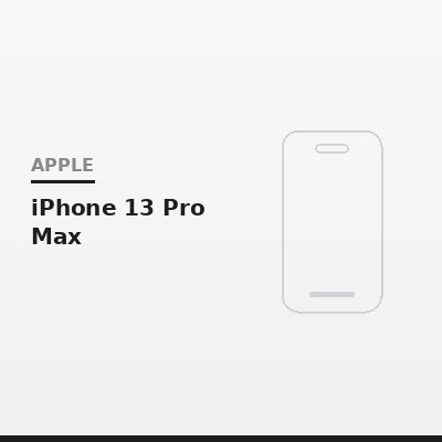 iPhone 13 Pro Max