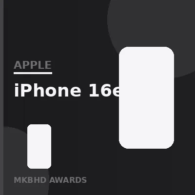 iPhone 16e